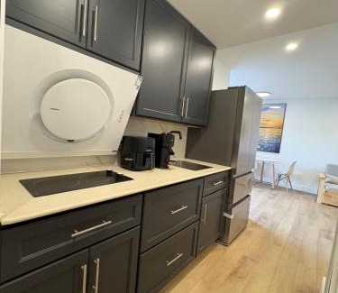 Cote-Des-Neiges—Notre-Dame-De-Grace Apartamento | New Renovated Studio Queen Bed Sofa Bed