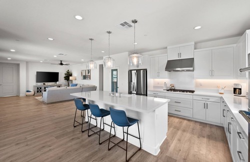 La Quinta Villa | Newly Built Mountain View Oasis: Pool, Hot Tub & Fire Pit