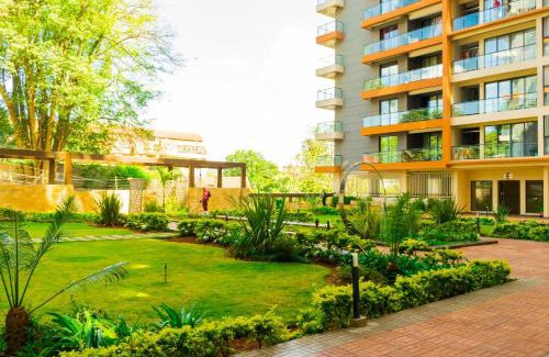 Thompson Estate Apartamento | newly furnished two bedroom apartment with swimming pool, fully equipped gym, private parking space, children playground and unbeatable scenic city views in lavington