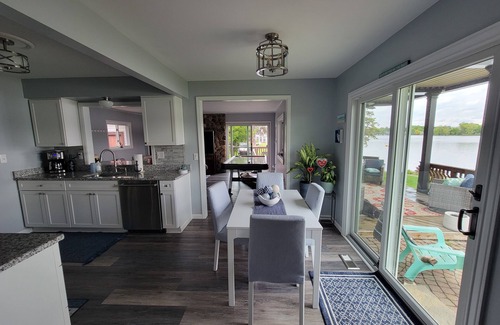 Howell Casa | Newly renovated 3 bedroom lakefront home on all-sports Crooked Lake!