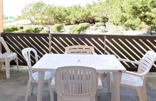 Carcans Plage Apartamento | Bonito apartamento para 6 personas con TV, terraza, mascotas permitida y aparcamiento