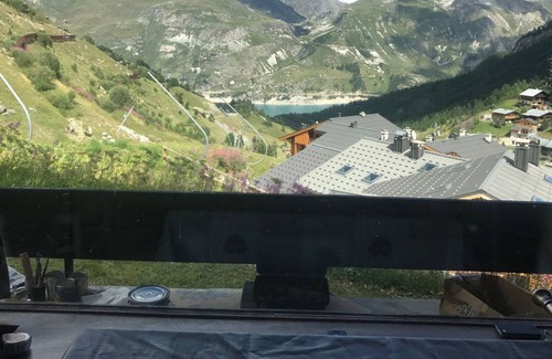 Tignes Apartamento | Acogedor apartamento para 5 personas con TV y balcón