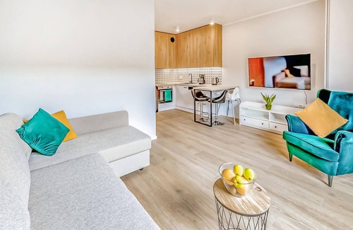 West Pomeranian Voivodeship Apartamento | Bonito apartamento en Szczecin con WiFi
