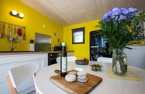 Payzac Cabaña | Bonita casa de piedra y madera con piscina para 2 personas - L'Ôlive