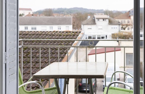 Vittel Apartamento | Noa : Piso de 2 habitaciones en el centro de Vittel (Balcón y aparcamiento gratuito)