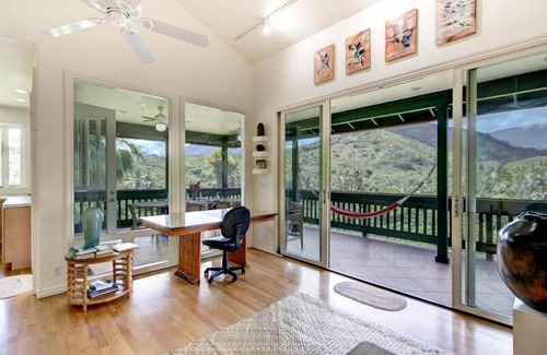 Wainiha Casa | Nohonani - una casa de 1br / 2ba con vistas a la montaña en Wainiha