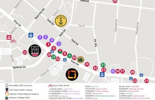 Athens Apartamento | NormalBnB - 2 Blocks From Restaurants, Bars, Hospital