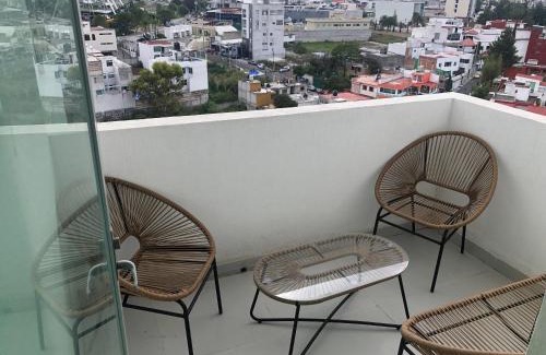 Zona de Angelópolis Apartamento | NUEVO Penthouse para 8 en la Estrella de Puebla