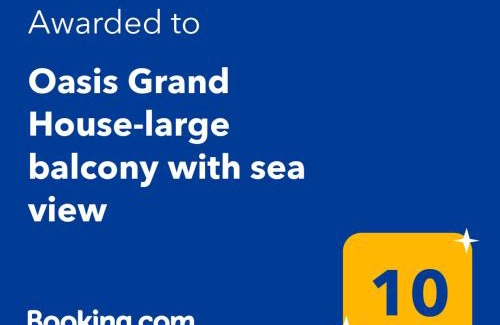 Eretria Casa | Oasis Grand House-large balcony with sea view