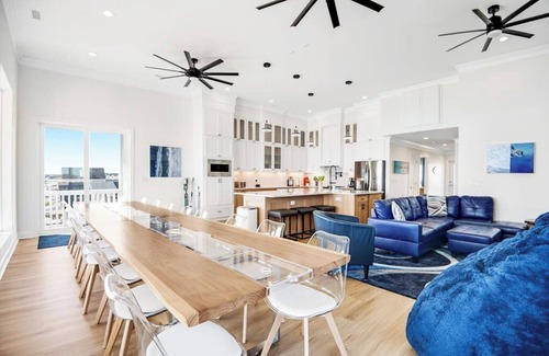 Surf City Casa | 🏖️ Oceanfront Fun House w/Hot Tub, Heated Pool, EV⚡, Elevator & Game Room 🌅