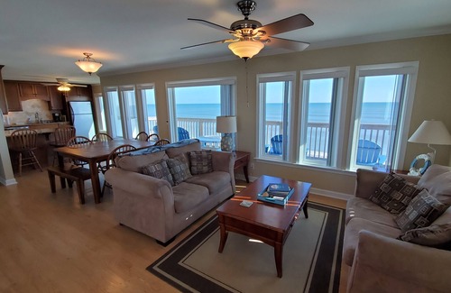 South Ponte Vedra Beach Casa | Casa frente al mar con playa privada, patio y sala de juegos