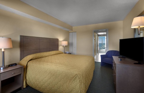 Arcadian Shores Complejo | Suite King frente al mar con vista fantástica + privilegios de alquiler oficiales en el lugar