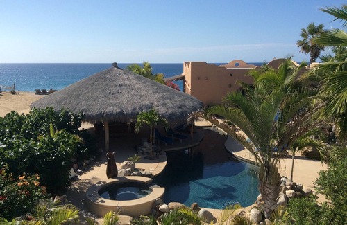 Chimalhuacán Casa | Frente al mar en playa aislada, piscina y palapa
