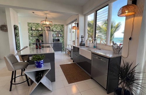 Dorado Pueblo Casa | Oceanfront w/ Deck & Panoramic Tropical Isla Views
