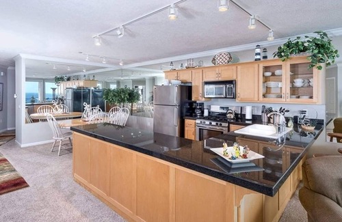 Depoe Bay Condominio | Increíble condominio frente al mar, 2 habitaciones de lujo, amplia vista frente al mar Mstr Suite