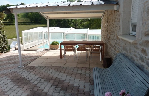Mayrinhac-Lentour Casa | Casa rural en el campo con piscina cubierta cerca de RocamadourPadirac