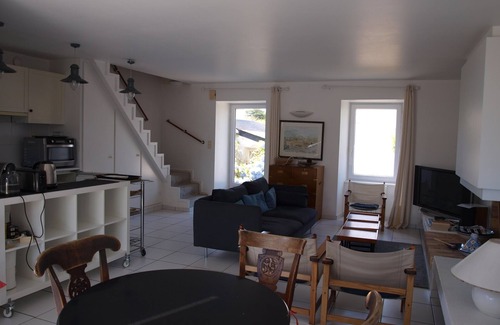 Larmor-Baden Casa | Antigua casa restaurada, luminosa, vista al mar para 4 personas.