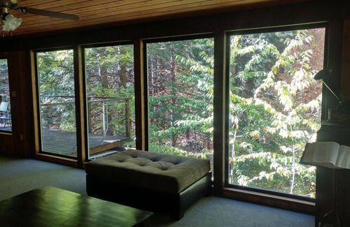 Glencoe Cabina | Diversión de la vieja escuela en la cabaña del lago Mont Pines Creekside