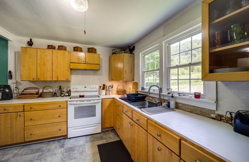Bakersville Cabaña | On-Site Stream: Serene Cottage in Bakersville!