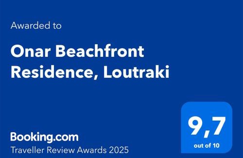 Loutraki Apartamento | Onar Beachfront Residence, Loutraki
