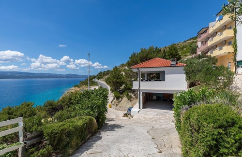 Ruskamen Apartamento | Apartamento de una habitación con balcón y vista al mar Lokva Rogoznica, Omis (A-23105-b)