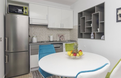 Brela Apartamento | Apartamento de una habitación con terraza y vista al mar Brela, Makarska (A-11687-b)