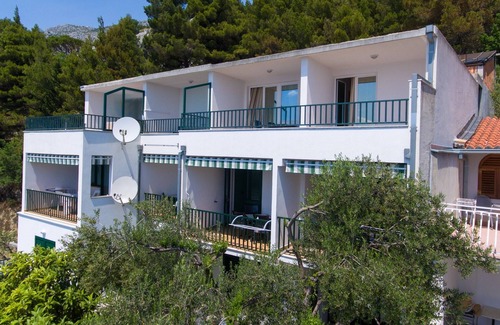 Brela Apartamento | Apartamento de una habitación con terraza y vista al mar Brela, Makarska (A-11687-b)