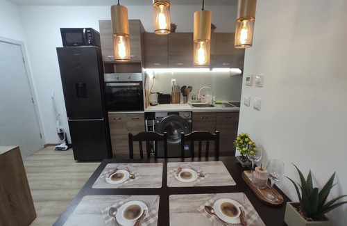 Tankovo Apartamento | One bedroom Coffee Apartment in Nessebar Tankovo Sunny Beach with 2x TV WiFiAC