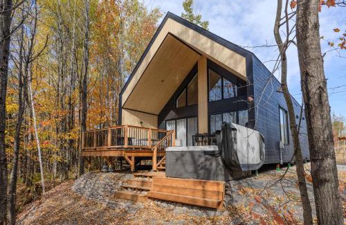 Pont-Rouge Chalet De Esquí | Onyx - Spa Fire Pit and Forest View - Domaine du Grand Portneuf