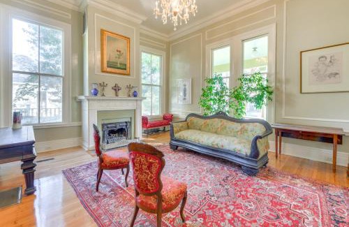 Columbus Casa | Ornate Victorian Home with Courtyard and Fire Pit!