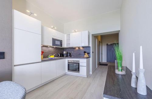 Ostseebad Wustrow Apartamento | Ostseeperle - 5-Sterne-Ferienwohnung für den perfekten Wellnessurlaub mit Blick auf den Bodden