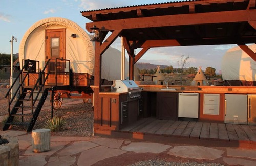 Virgin Cabina | Outdoor Family Fun Wagon w/ 1 Queen Bed, 2 bunk beds,