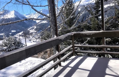 St. Luc Chalet De Esquí | Exterior: Chalet con arquitectura moderna de 3 pisos, para 6 personas, hermosa vista panorámica -I