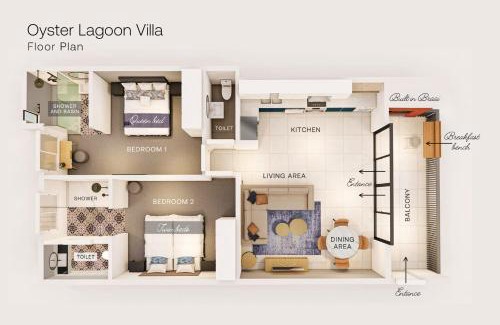 Knysna Apartamento | Oyster Lagoon Villa - Luxurious 2 Bed Apartment in Knysna