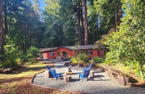 Fort Bragg Casa | Pacific Redwood Hideaway - Pristine forest, luxurious, private and pet friendly