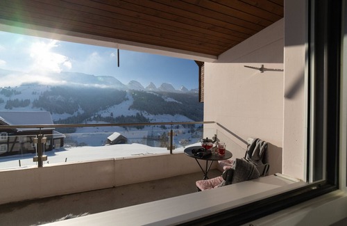 Wildhaus-Alt St. Johann Apartamento | Panorama Blick 2.5-room holiday apartment with mountain view