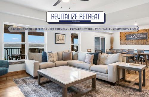 Hollister Casa | Panoramic Lake View, Billiards, Golden Tee Arcade, Private Hottub, Free Daily Tickets!
