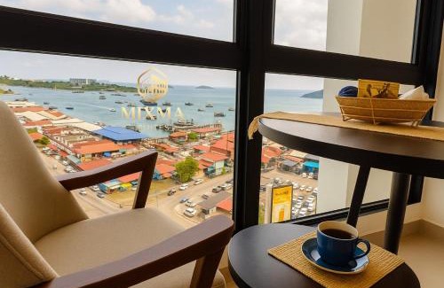 Downtown Kota Kinabalu Apartamento | Panoramic Seaview KK City The Shore at Mixma Suites