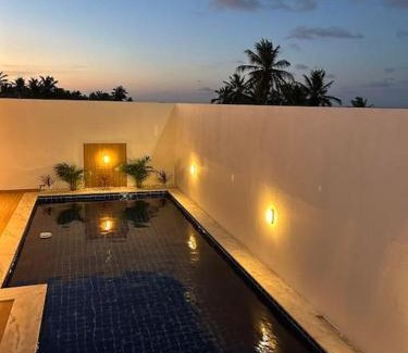 Touros Casa | Paraíso à Beira-Mar - Acomoda 6 pessoas com piscina privativa