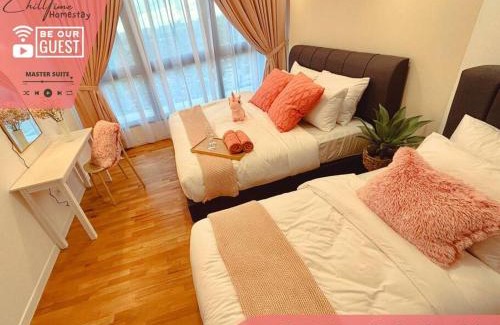 Taman Bukit Mewah Apartamento | Paradigm Mall JohorBahru- Hyatt Palace 5GWifi Netflix by ChillTime Homestay