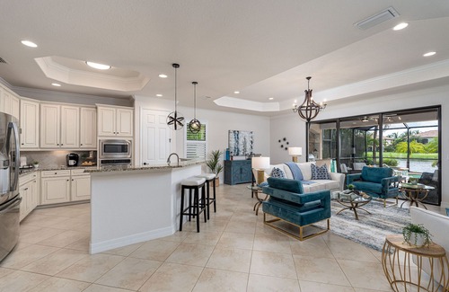 Bonita Springs Casa | ¡GUAUU! Casa nacional Bonita, piscina / spa, 3 Bdr + Den / 4th Bdr, 2 bth, Golf y más!