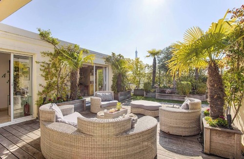 16th Arrondissement Villa | Parisian Luxury Penthouse With Eiffel Tower View