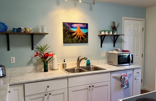 Royal Hawaiian Estates Casa | PARK IS OPEN 5 Min. to Volcanoes NATL Park-clean, cozy, comfort -2 Bdrm