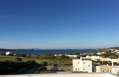 Chrissi Akti Villa | Paros, Drios Golden Beach: hermosa villa, piscina privada, vistas únicas al mar