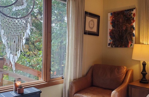 Waynesville Casa | Peaceful Forest Sanctuary Private Hot Tub Tranquil Blue Ridge Escape