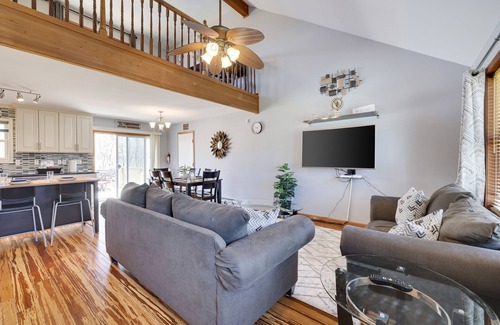 Albrightsville Villa | Peaceful Villa w Private POOL / AC/ game room / loft /WiFi Sleep 9 ☀️, ⛱️