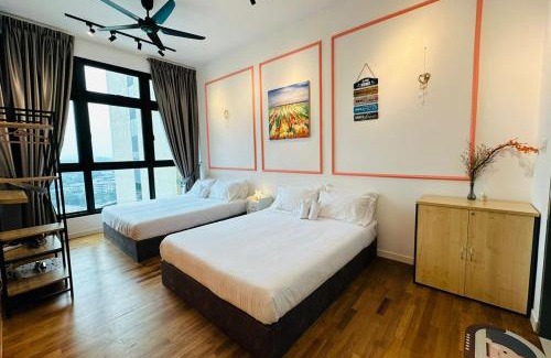 Taman Bukit Mewah Apartamento | Peachy Poolview Paradise @ Paradigm Mall *10-12pax