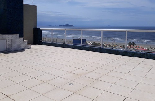 Centro Apartamento | Cobertura Duplex, piscina privada, vistas al mar en Bertioga Centro