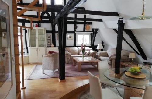 Boppard Apartamento | Penthouse Ferienwohnung Boppard Zentrum, sonnige Dachterrasse