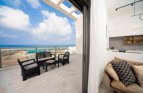 Nahariya Apartamento | Penthouse Sunset Balcony by Sea N' Rent
